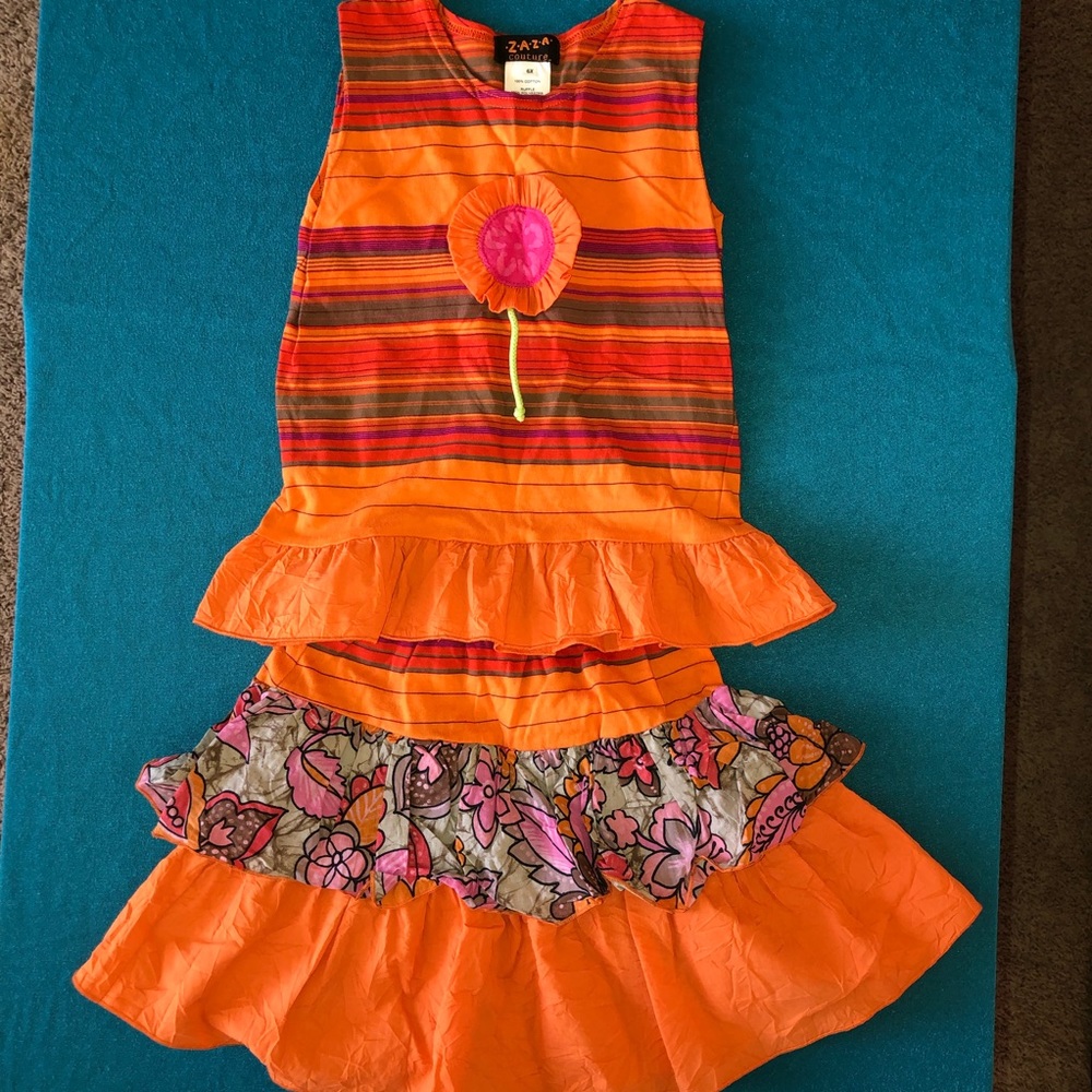 Zaza Couture Vintage Skirt Set